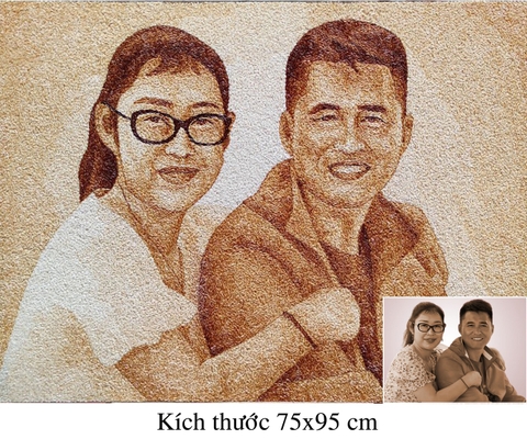 Tranh Gạo Rang Chân Dung 2025 39