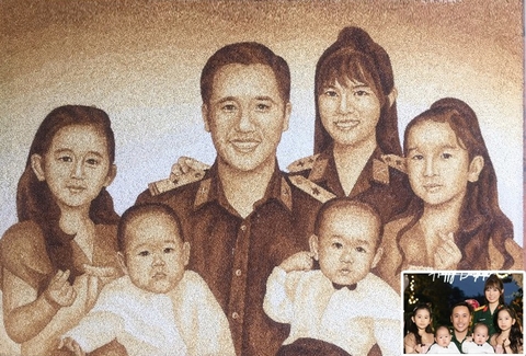 Tranh Gạo Rang Chân Dung 2025 41