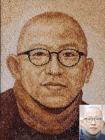 Tranh Gạo Rang Chân Dung 2025 61