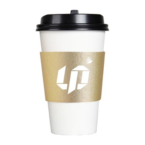 Short Metallic Coffee Wrap