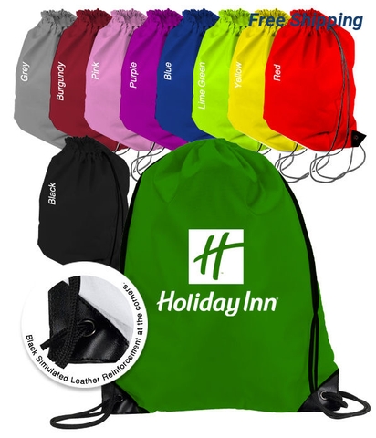 Drawstring Nylon Backpack