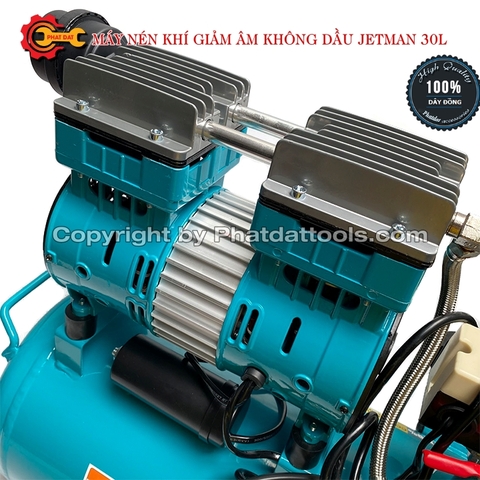 Máy nén khí giảm âm không dầu JETMAN 30L