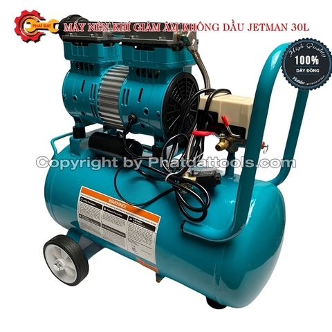 Máy nén khí giảm âm không dầu JETMAN 30L