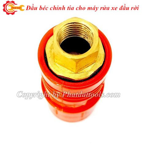 Đầu béc xịt chỉnh tia cao áp lõi sứ cho máy rửa xe đầu rời