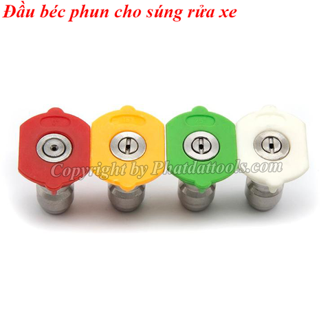 Bộ 4 Béc Xịt Rửa Xe Chỉnh Tia