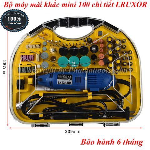 Bộ Máy Khoan,Mài,Khắc Mini LRUXOR 100 Chi Tiết