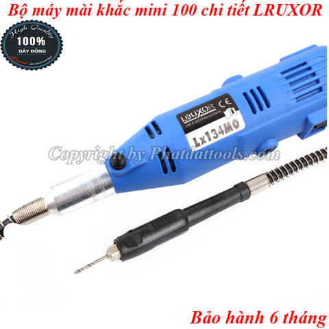 Bộ Máy Khoan,Mài,Khắc Mini LRUXOR 100 Chi Tiết