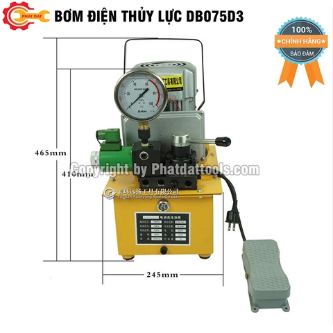 Bơm Điện Thủy Lực PADA DB075D3