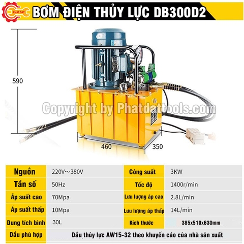 Bơm Điện Thủy Lực PADA DB300D2