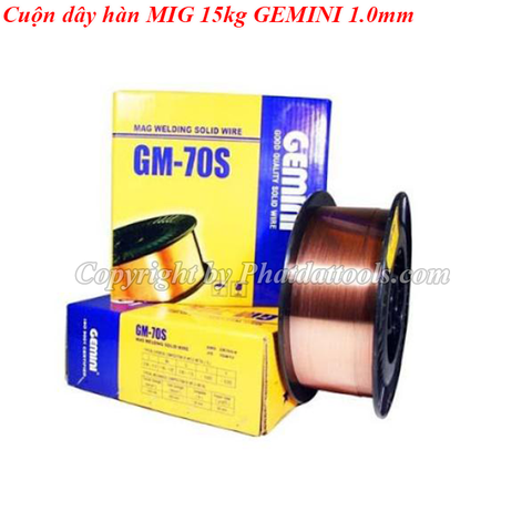 Cuộn dây hàn Mig 15kg GEMINI GM-70S