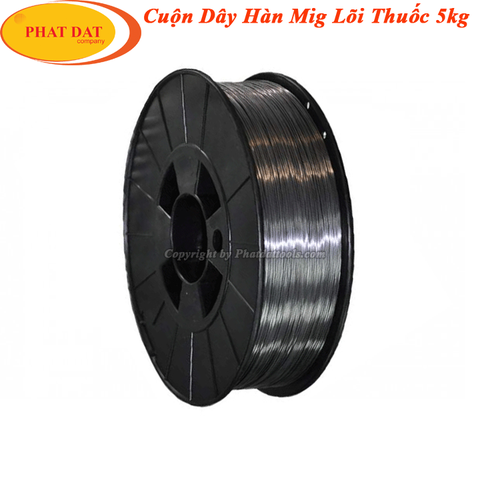 Dây Hàn Mig Lõi Thuốc 5kg 1.0mm Cho Máy Hàn Mig Mini