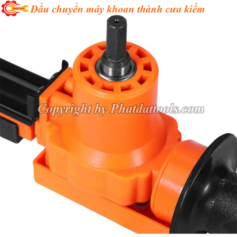 Đầu chuyển máy khoan thành cưa kiếm