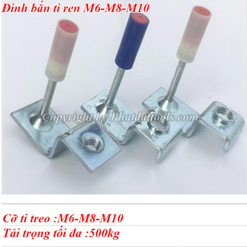 Tắc kê cho máy bắn ti trần M6-M8-M10