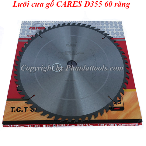 Lưỡi cưa gỗ CARES D350 60 răng