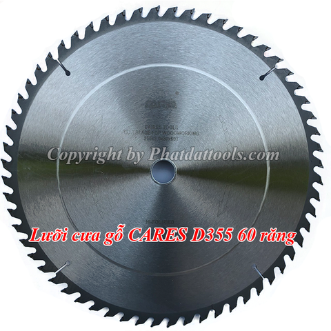 Lưỡi cưa gỗ CARES D350 60 răng