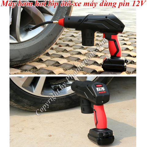 Máy bơm hơi cầm tay 12V