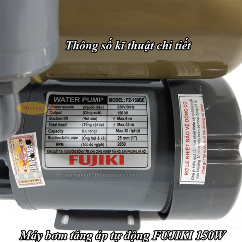 Máy Bơm Nước Tăng Áp FUJIKI 150W