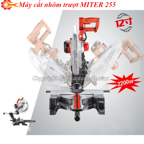 Máy cắt nhôm trượt Miter 255