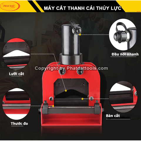 Máy cắt thanh đồng thủy lực CWC150V