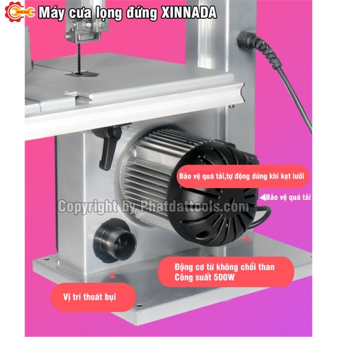 Máy Cưa Lọng Đứng XINNADA D9S