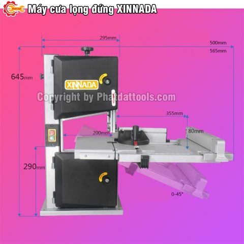 Máy Cưa Lọng Đứng XINNADA D9S