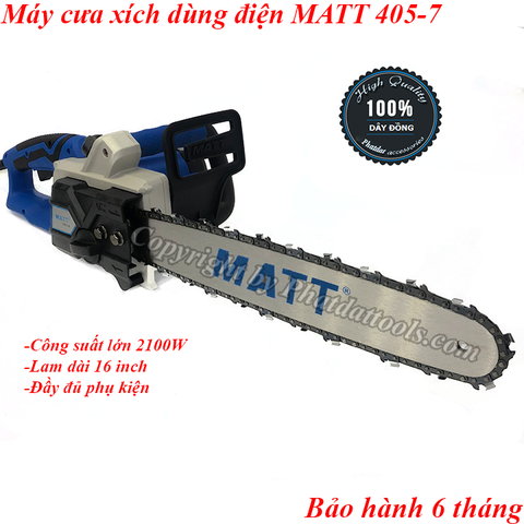 Máy cưa xích chạy điện MATT 405-7