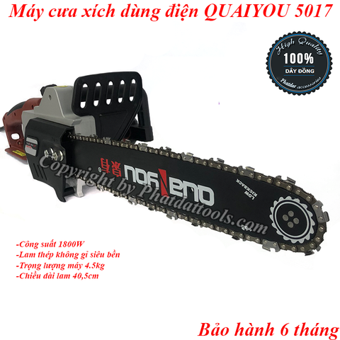 Máy cưa xích dùng điện QUANYOU QY5017