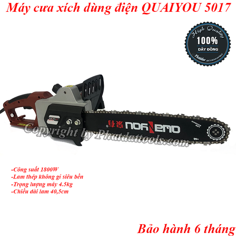 Máy cưa xích dùng điện QUANYOU QY5017