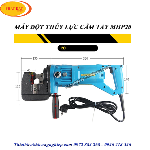 Máy Đột Lỗ Thủy Lực Cầm Tay JP20A