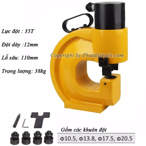 Máy Đột Thủy Lực CH70 và Bơm điện thủy lực DB075S1