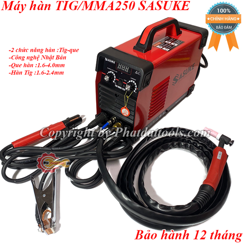 Máy hàn điện tử TIG/MMA-250A SASUKE 2 chức năng