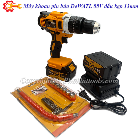 Máy khoan pin búa DW đầu 13mm