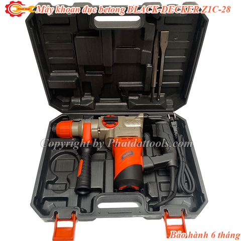 Máy khoan đục betong BLACK+DECKER Z1C-28