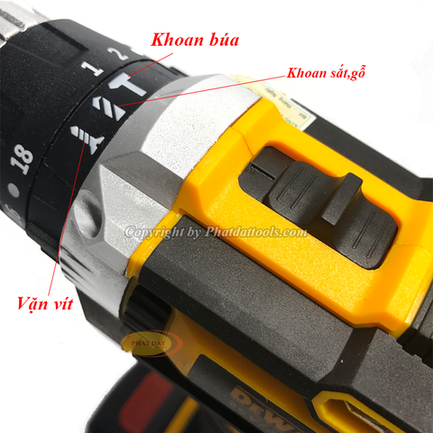 Máy khoan vặn vít dùng pin DeWALT 26V Có Búa