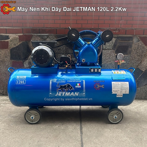 Máy Nén Khí Dây Đai JETMAN PK-20120 2.2KW 120L