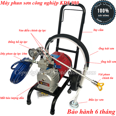 Máy phun sơn công nghiệp KDS 980