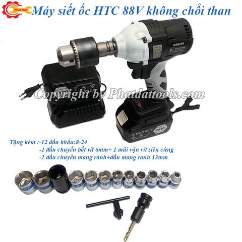 Máy siết ốc,bulong HITACHI dùng pin