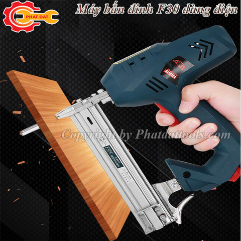 Súng bắn đinh gỗ F30 chạy điện