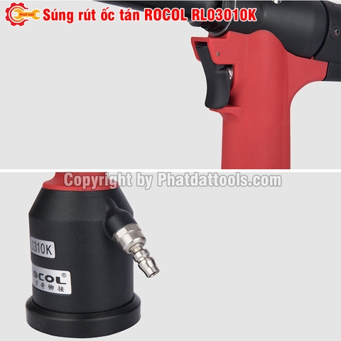 Máy rút ốc tán dùng hơi ROCOL R0310