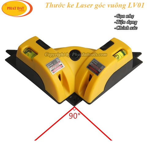 Thước nivo laser góc vuông LV01