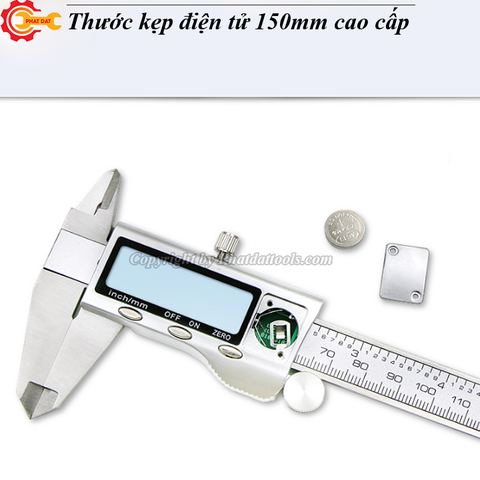 Thước Kẹp Điện Tử 150mm Thép Không Gỉ