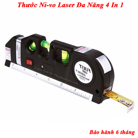 Thước ni vô laser 4in1