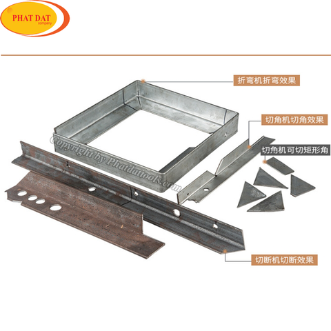 Máy gia công sắt V thủy lực CAC756