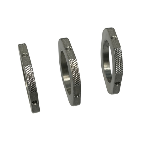 Custom Stainless Steel Knurled Lock Ring – CNC Precision Machined Fixing Collar