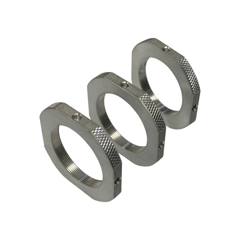 Custom Stainless Steel Knurled Lock Ring – CNC Precision Machined Fixing Collar