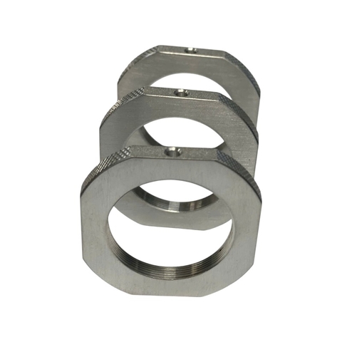 Custom Stainless Steel Knurled Lock Ring – CNC Precision Machined Fixing Collar