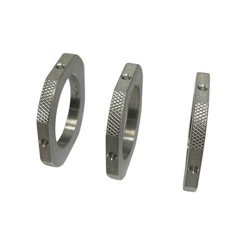 Custom Stainless Steel Knurled Lock Ring – CNC Precision Machined Fixing Collar