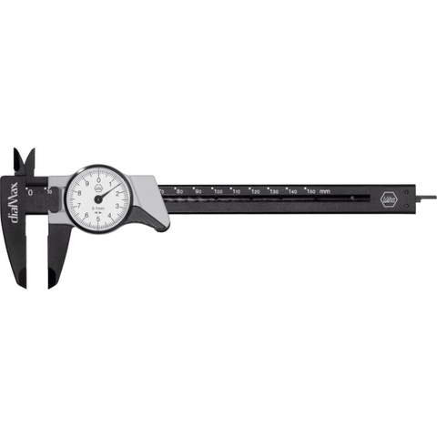 Thước cặp đồng hồ bằng nhựa 150mm Wiha 27082