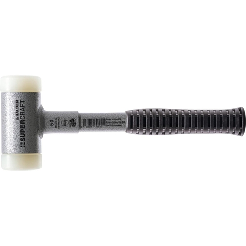 BÚA KHÔNG NẢY 2 ĐẦU NHỰA TRÒN 50 MM HALDER 754900 50