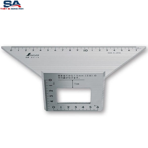 Thước đo cạnh vuông 200mm Shinwa 62114